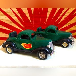(2) Vintage STROMBECKER 1936 Ford Coupes